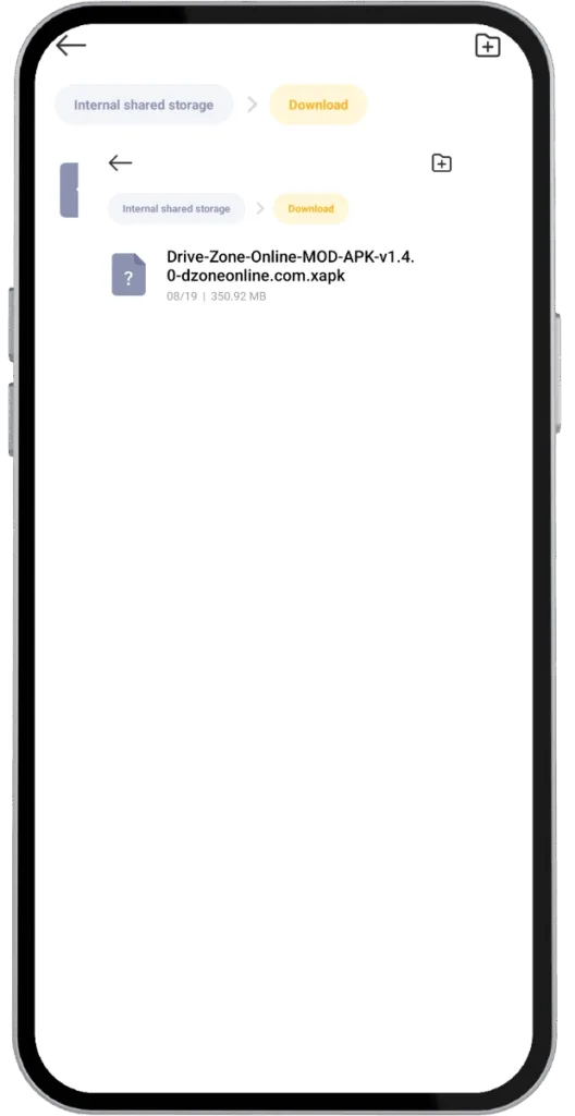 MOD APK 16 Locate the File